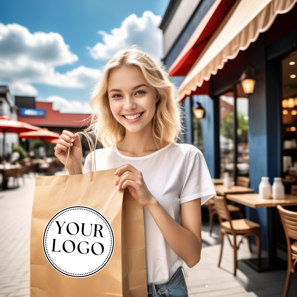 Elevate Your Brand with Custom Logo Paper Bags